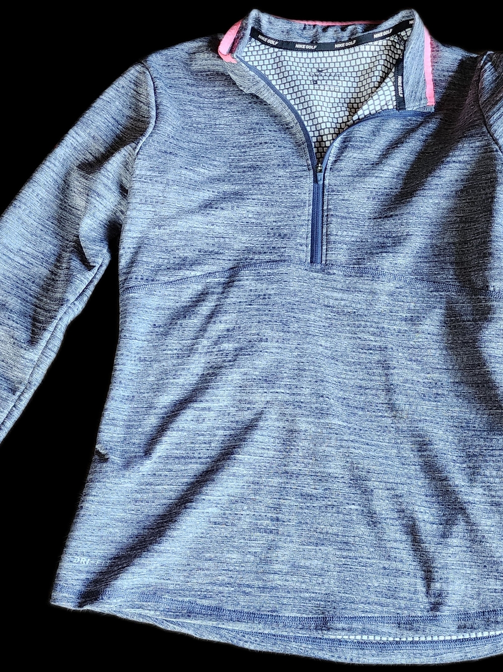 Nike  Grey Quarter-Zip Performance Sweater M